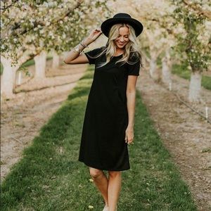 Roolee black Mikayla nursing dress